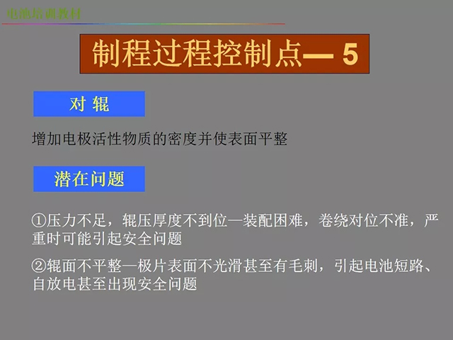 鋰電池廠家詳解:鋰電池生產工藝注意問題(圖)